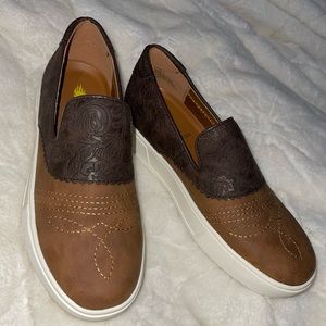 Never worn slip on shoes